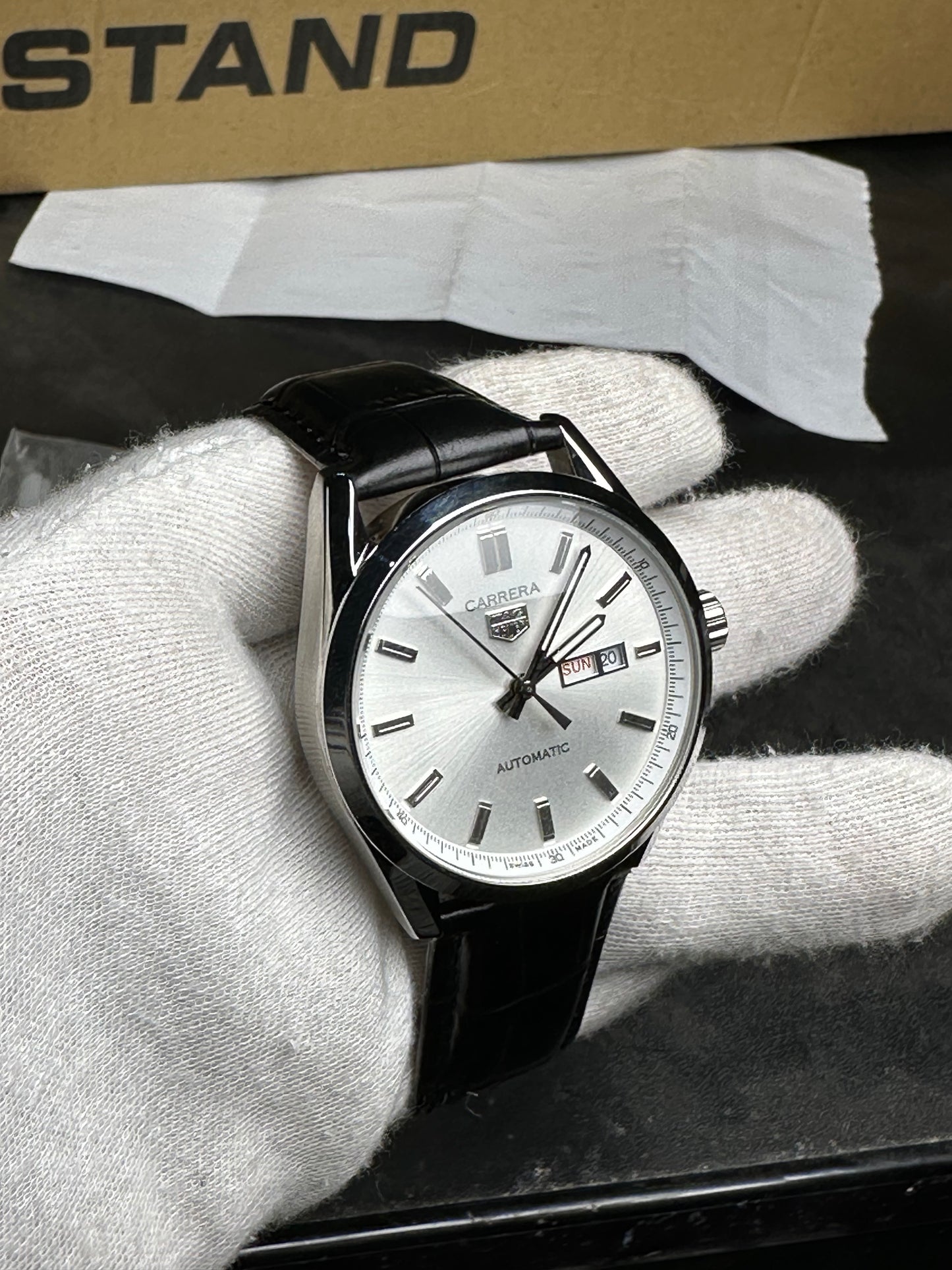 TAG Heuer leather