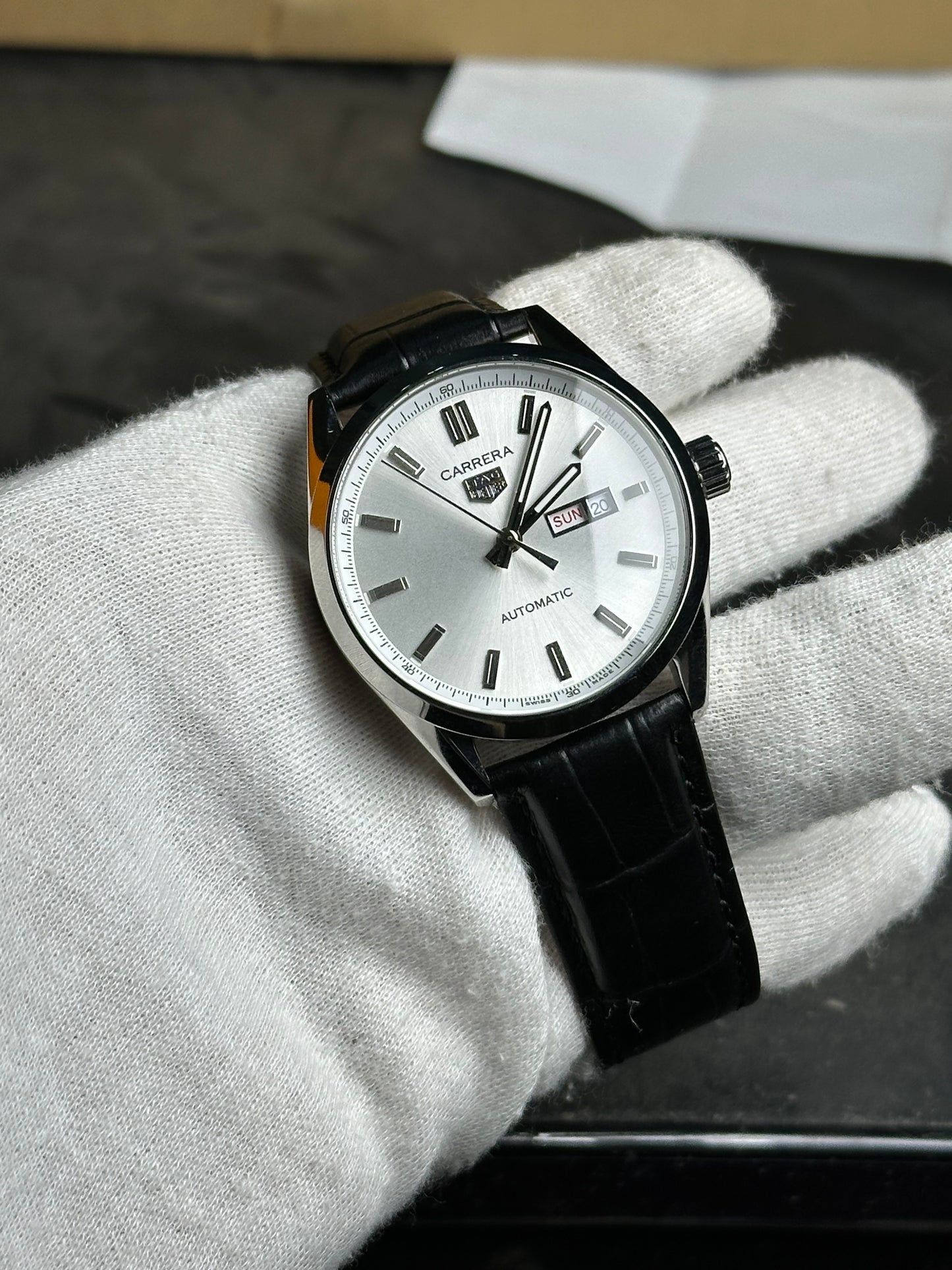 TAG Heuer leather